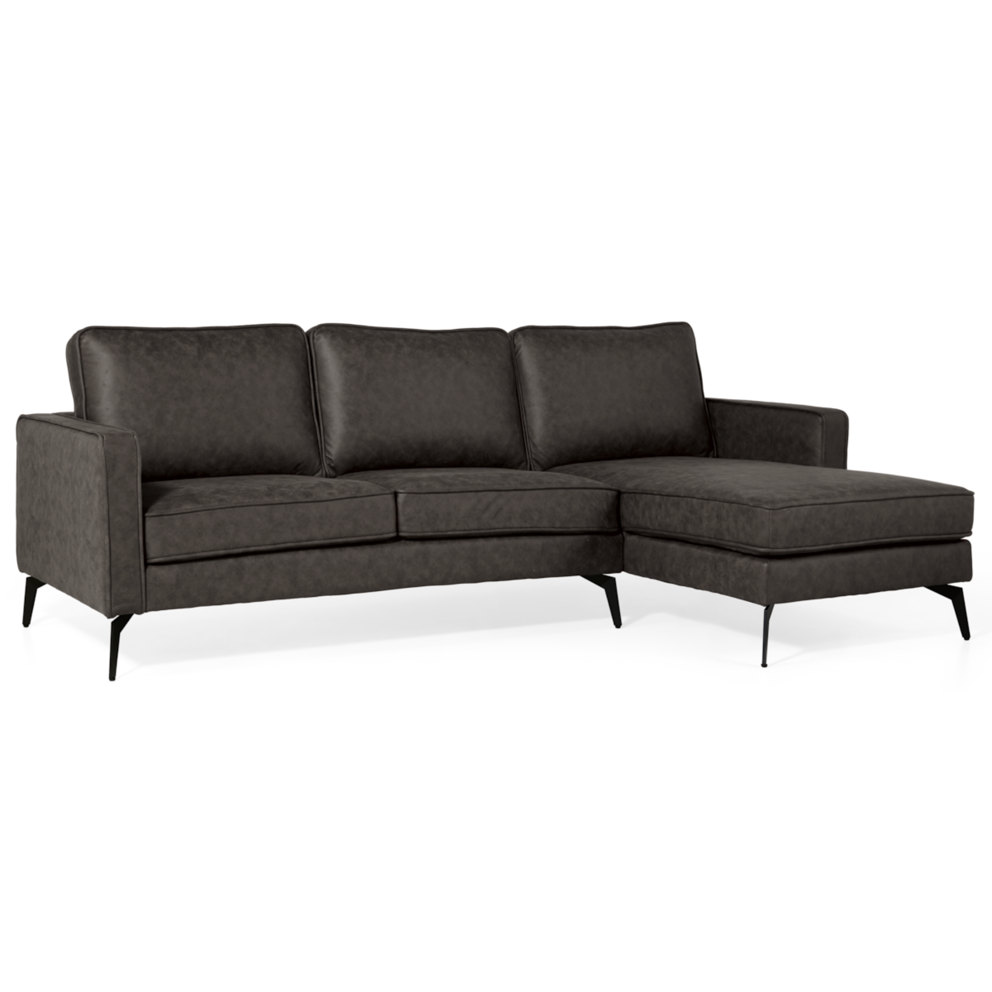 Hoekbank Jackson - Microleder Antraciet