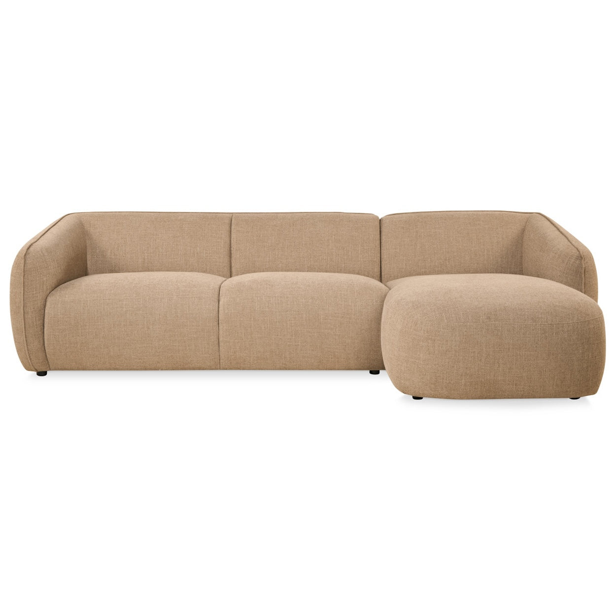 Hoekbank Laila - Stof Taupe Rechts