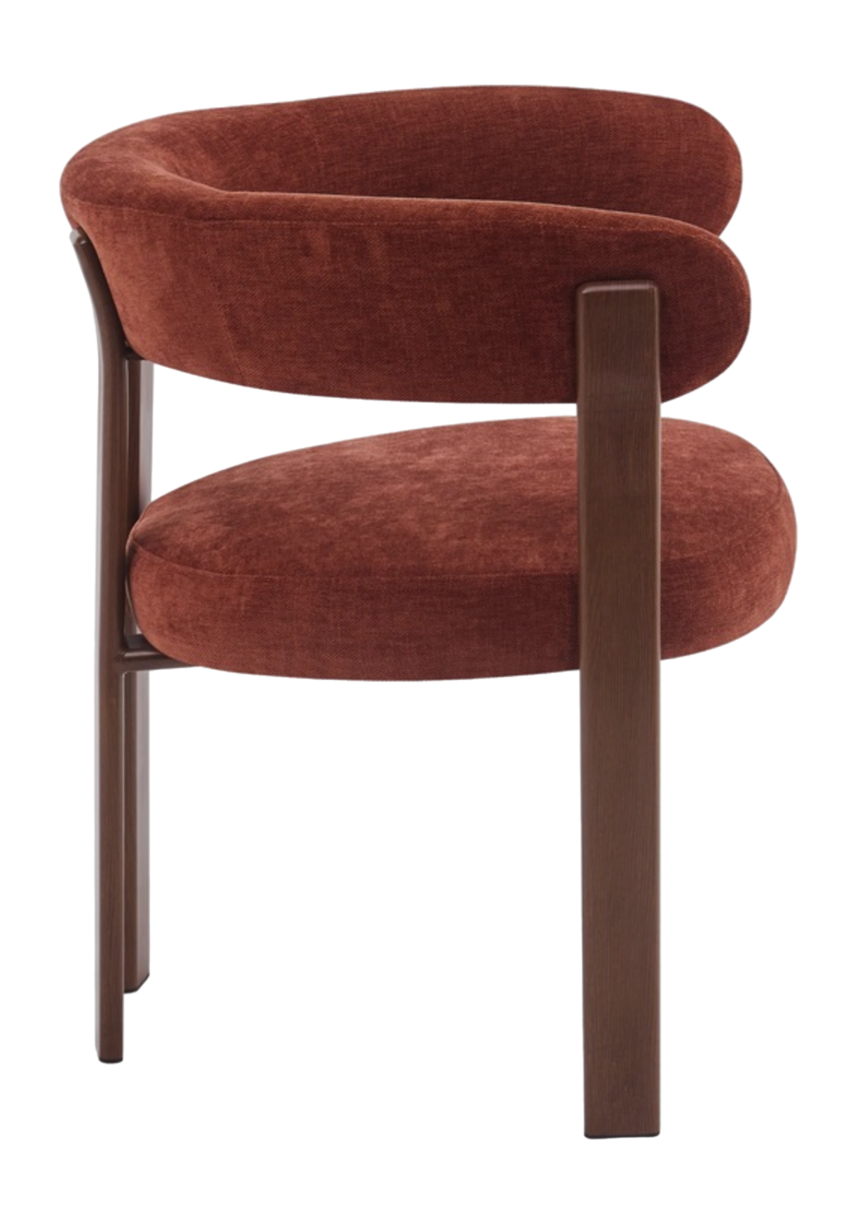 Eetkamerstoel Rose Bordeaux met Armleuning – Set van 2