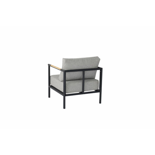 Loungeset Zante 5 Personen Aluminium – Inklusive Couchtisch & Komfortkissen