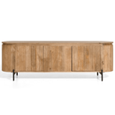 TV-Meubel Mokka lichtbruin 175cm moderne houtlook met opbergruimte