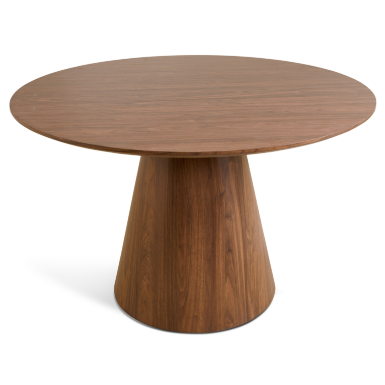 Multifurn Louis ronde eettafel Ø120 cm – MDF walnootlook