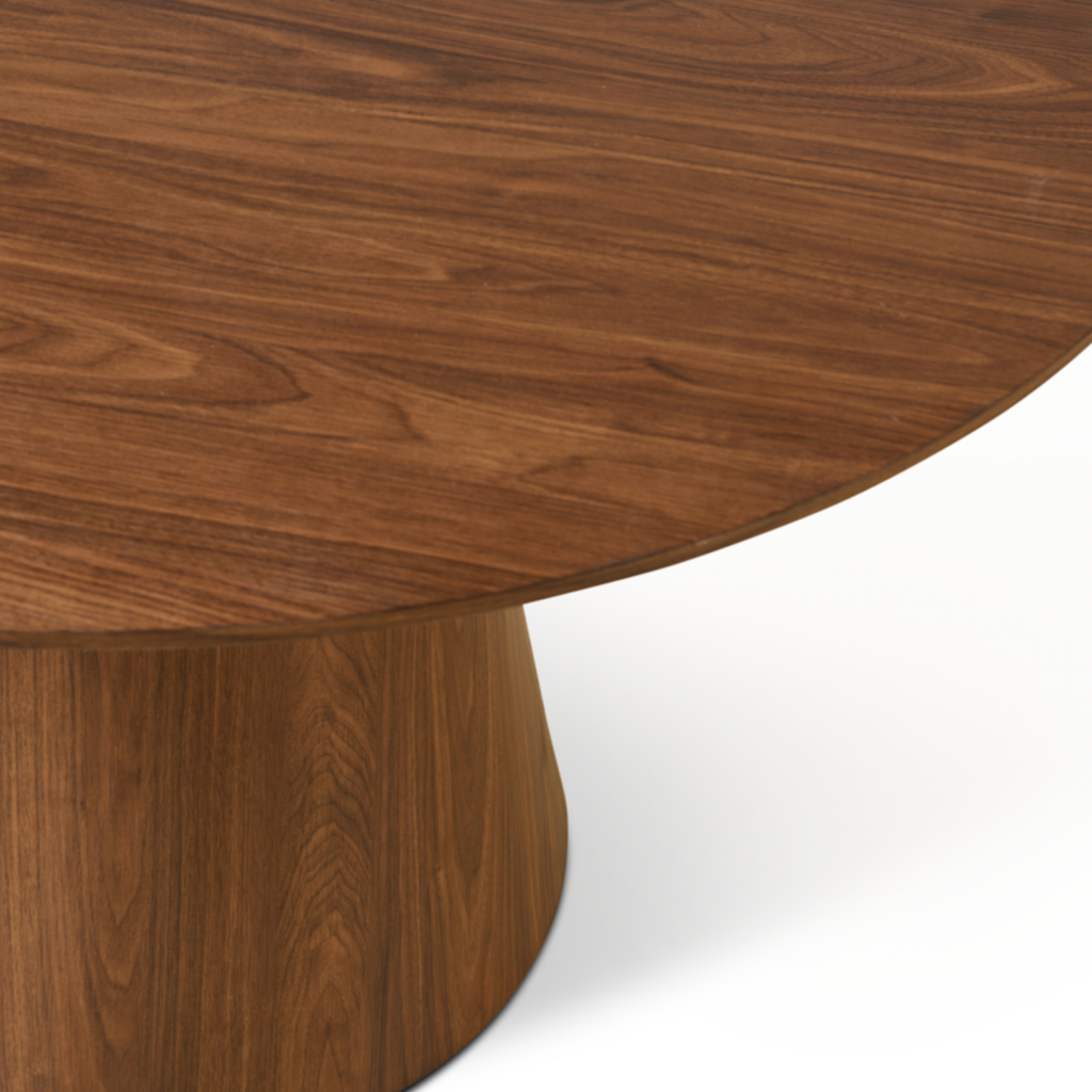 Multifurn Louis ronde eettafel Ø120 cm – MDF walnootlook