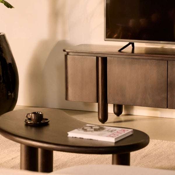 TV-Meubel Rondo - 175cm Donkerbruin