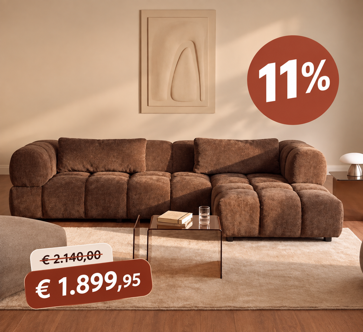 Hoekbank Sofia - Choco Links