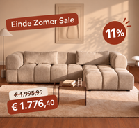 Hoekbank Sofia - Beige Rechts