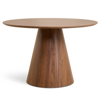 Multifurn Louis ronde eettafel Ø120 cm – MDF walnootlook