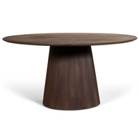 Multifurn Mokka ronde eettafel Ø120 cm – mangohout donkerbruin