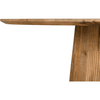 Ovale Eettafel Mokka Lichtbruin 230 cm – Houten Eettafel
