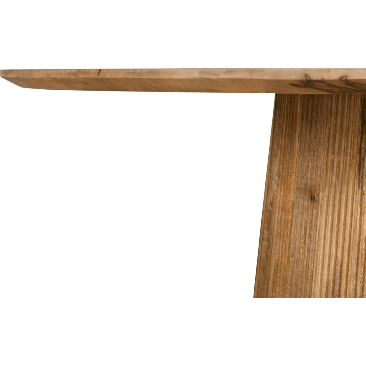 Ovale Eettafel Mokka Lichtbruin 230 cm – Houten Eettafel