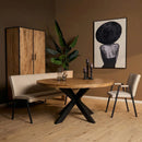 Ronde Eettafel Dakota Naturel – Mangohout Ø150 cm