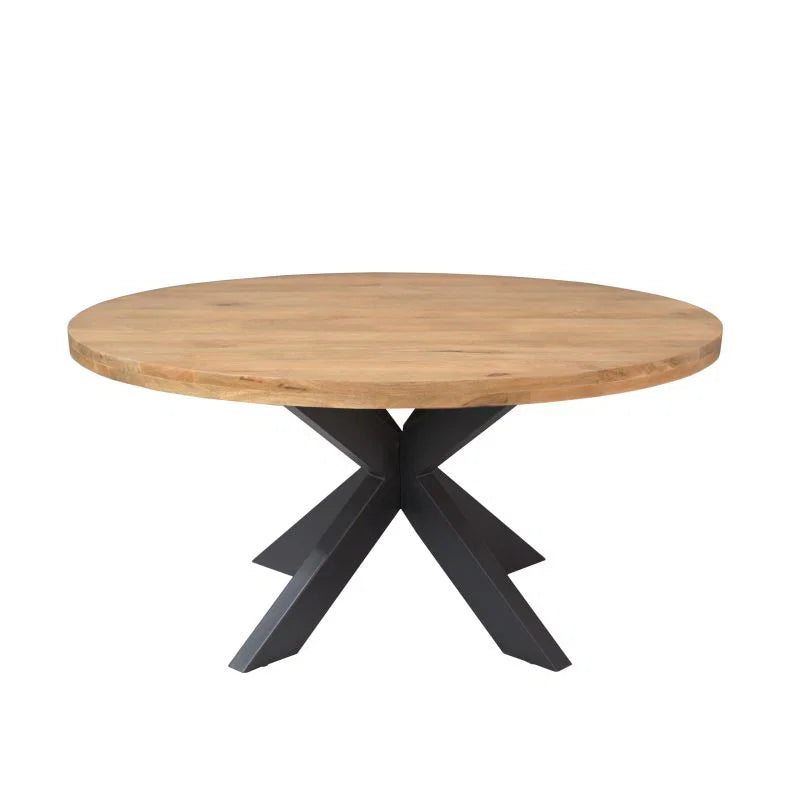 Ronde Eettafel Dakota Naturel – Mangohout Ø150 cm