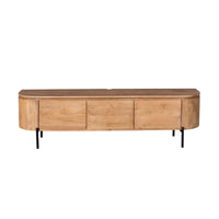 Zwevend TV Meubel Excellent 160 cm – Naturel Mangohout
