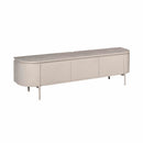 Zwevend TV Meubel Taupe 160 cm Mangohout
