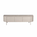 Zwevend TV Meubel Taupe 160 cm Mangohout