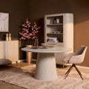 Ronde Eettafel Solana Zand – Mangohout Ø150 cm