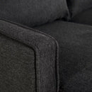 Hoekbank Jackson – Antraciet Linnen | Ruime Loungebank