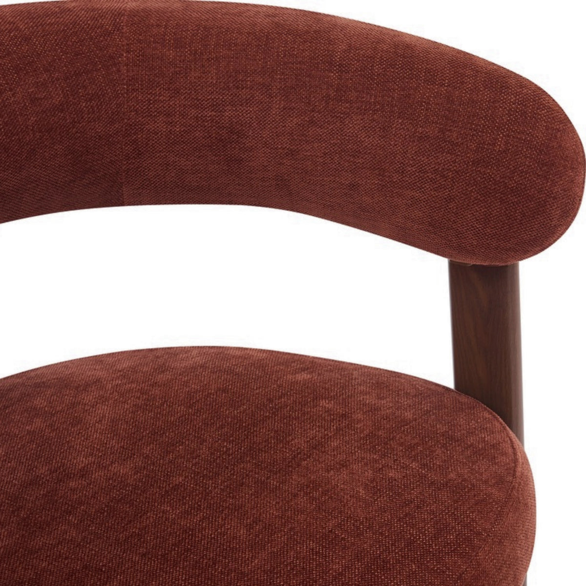 Eetkamerstoel Rose Bordeaux met Armleuning – Set van 2