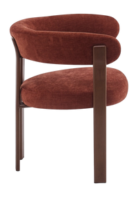Eetkamerstoel Rose Bordeaux met Armleuning – Set van 2