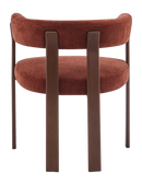Eetkamerstoel Rose Bordeaux met Armleuning – Set van 2