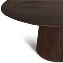Multifurn Mokka ronde eettafel Ø120 cm – mangohout donkerbruin