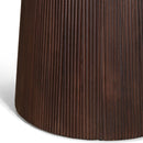 Multifurn Mokka ronde eettafel Ø120 cm – mangohout donkerbruin