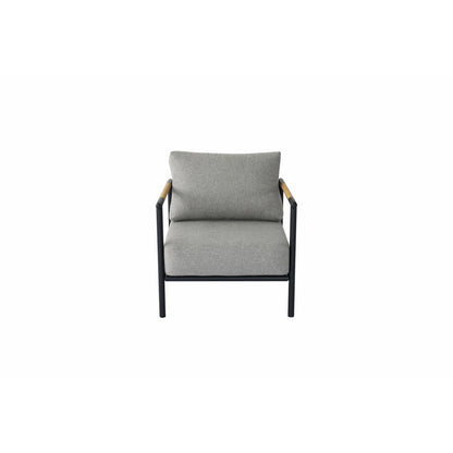 Loungeset Zante 5 Personen Aluminium – Inclusief Salontafel & Comfortkussens