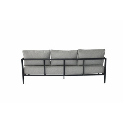 Loungeset Zante 5 Personen Aluminium – Inclusief Salontafel & Comfortkussens