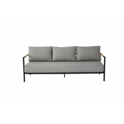 Loungeset Zante 5 Personen Aluminium – Inclusief Salontafel & Comfortkussens