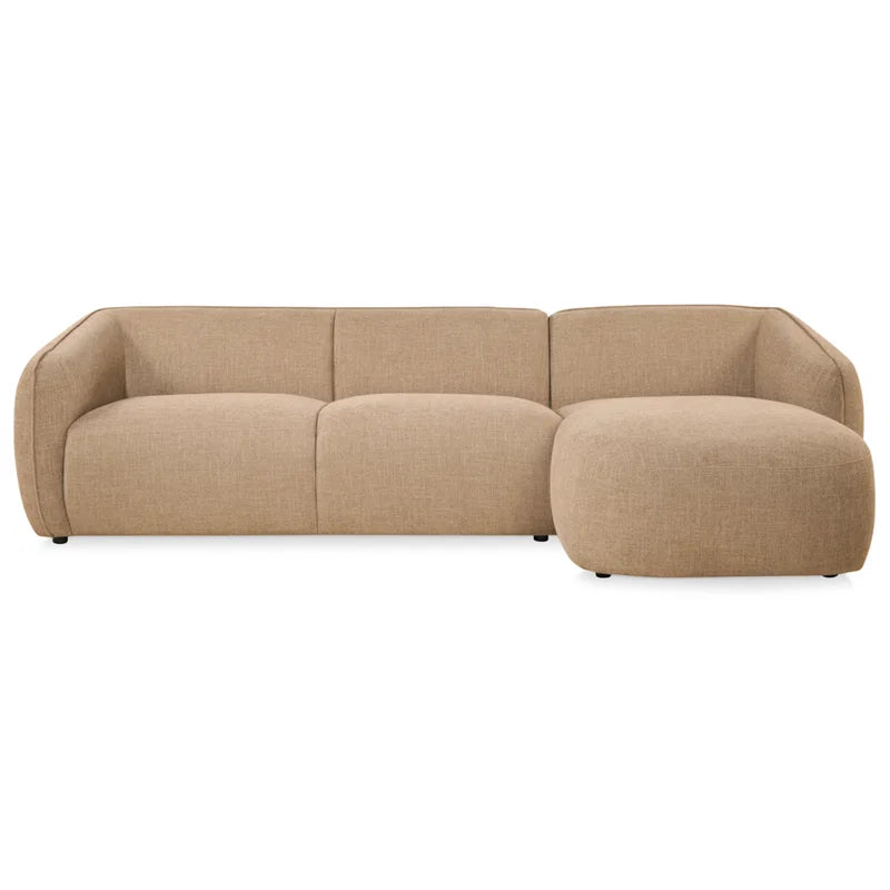 Hoekbank Laila - Stof Taupe Rechts