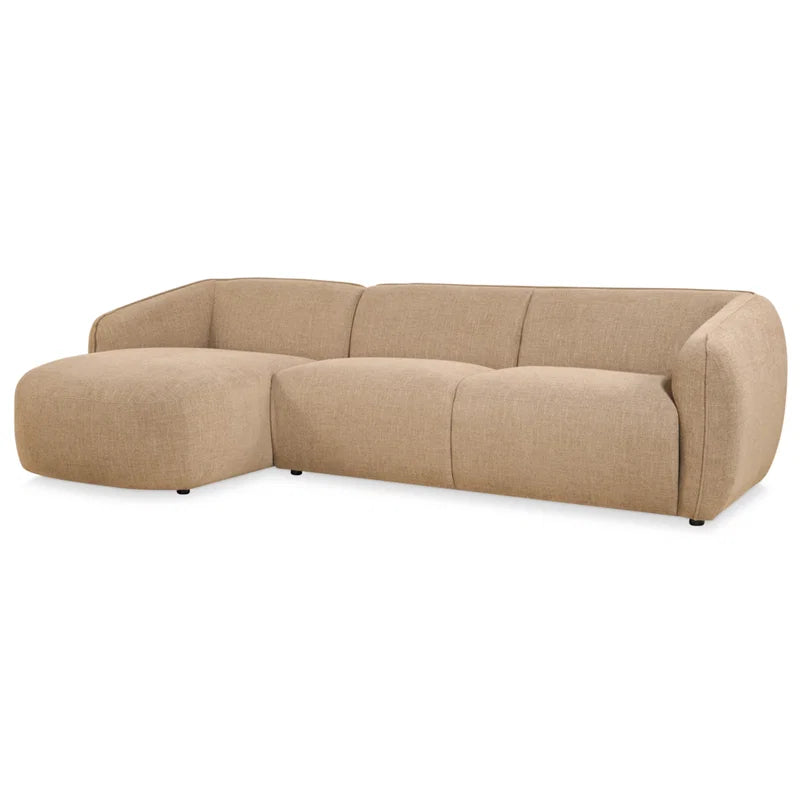 Hoekbank Laila - Stof Taupe Rechts