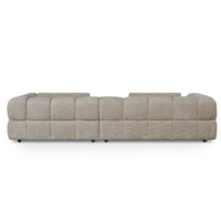 Beige Hoekbank Sofia hoekbank rechts met comfortabele kussens en modern design