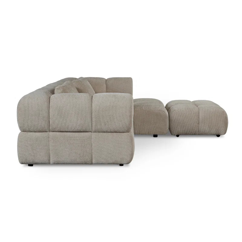 Hoekbank Sofia - Beige Rechts