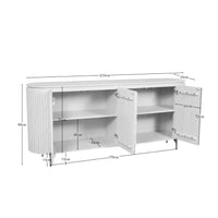 Dressoir Solana Zand – Mangohout 210 cm