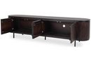 Multifurn Mokka TV-Meubel 210 cm Donkerbruin Hout