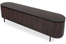 Multifurn Mokka TV-Meubel 210 cm Donkerbruin Hout